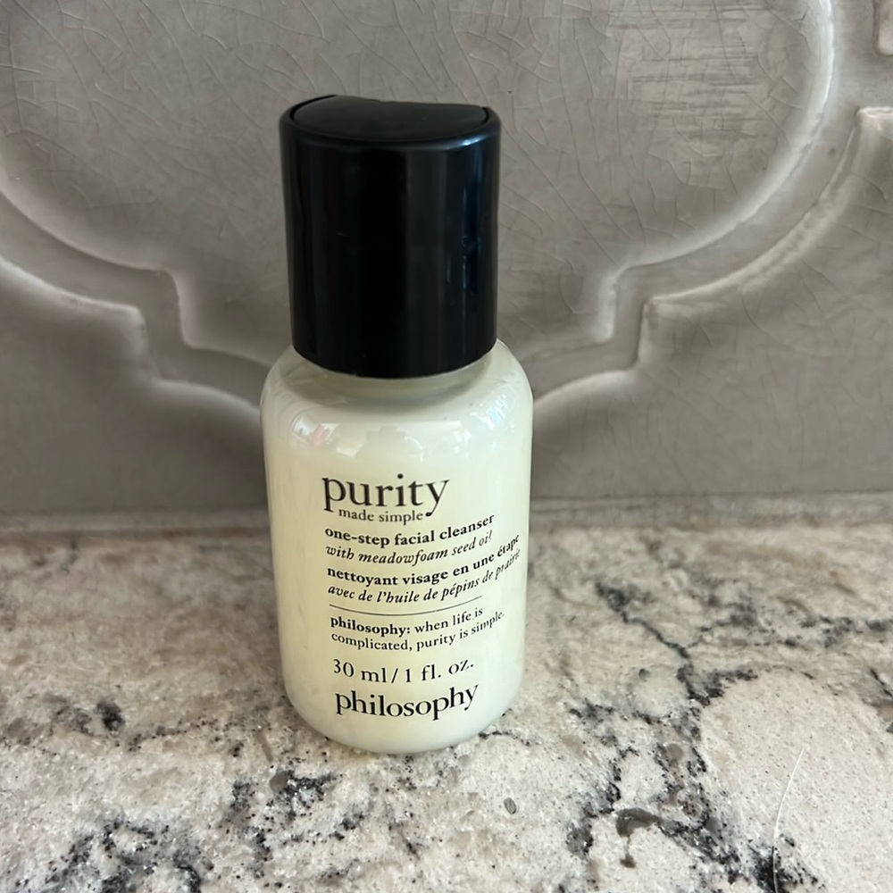 4/$14 Philosophy One-Step Facial Cleanser, Travel Size 1 fl oz, NEW